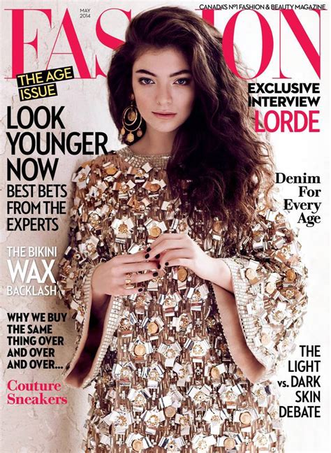 Magazine cover letter creative images. SMELLS LIKE TEEN SPIRIT: LORDE COVERS FASHION MAGAZINE MAY ...