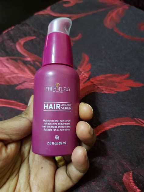 Once my hair is dry i notice it's softer, shinier, and doesn't look oily or greasy. Faith Fleur Hair Anti-Frizz Serum reviews