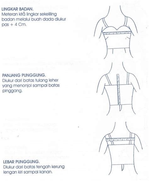 Singkapkan baju hingga di bawah dada supaya penghitungan akurat. Nurul Batik: Cara Mengukur