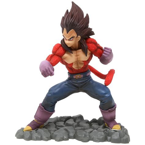 Well since i did all the forms of goku, (though i skipped super saiyan 2) might as well do super saiyan 4 as well. Banpresto Dragon Ball GT Super Saiyan 4 Vegeta Figure red
