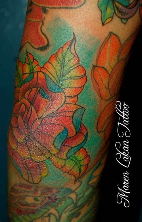 Skinbyrd spinning swastika tattoo with 14/88. rose elbow tattoo http://www.facebook.com/marian.lacanilao ...