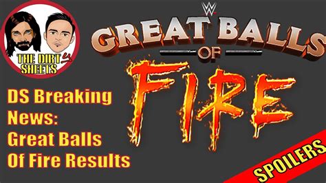 You shake my nerves and you rattle my brain too much love drives a man insane you broke my will but what a thrill goodness gracious, great balls of fire! DS Breaking News: Great Balls of Fire Results - YouTube