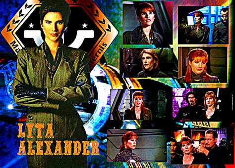 She introduces herself as a p5, but. Lyta Alexander/Babylon 5 by scifiman on DeviantArt