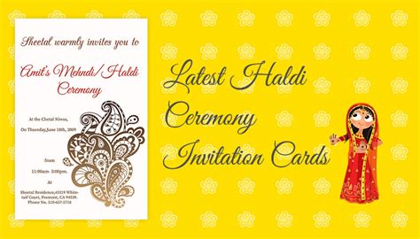 Create your own invitation cards at cvs photo®. Latest Haldi Invitation Cards Haldi Ceremony Quotes Message In Hindi - Punternet Reviews