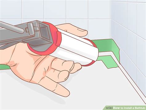 First, rails are screwed onto the tub. How to Install a Bathtub (with Pictures) - wikiHow