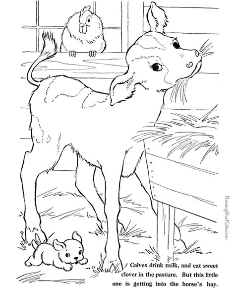 Another very popular theme for children. Farm Coloring Pages Free - Coloring Home