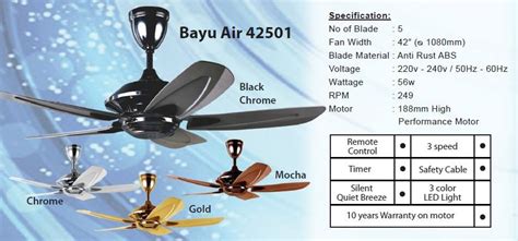 A wide variety of air cooling ceiling fan options are available to you, such as power source, material, and warranty. Bayu Air Ceiling Fan 42" - Buy Ceiling Fan 5 Blade,Ceiling ...