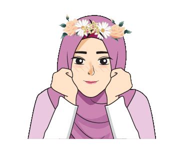 7 Gambar Kartun Muslimah Senyum Lucu | Gambar Animasi GIF ...
