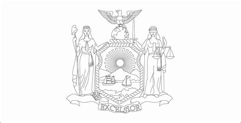 At her feet is a discarded crown, representing freedom from england at the end of the revolutionary war. New York Flag Coloring Page Inspirational World Flags ...