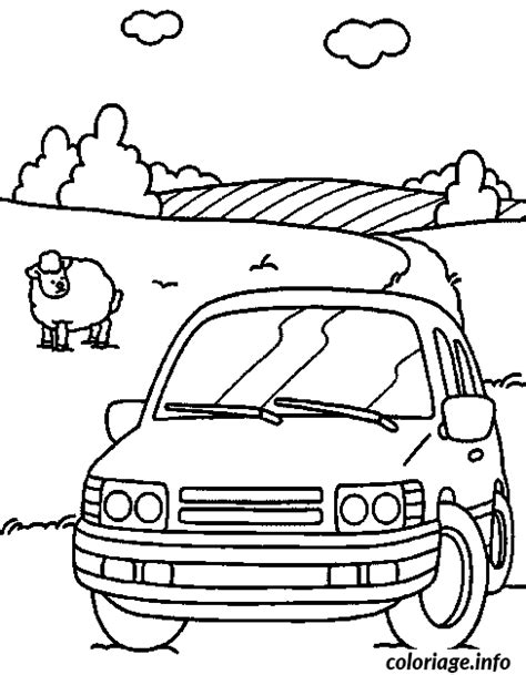 Vous devez imprimer, remplir et signer le certificat de cession en double. Coloriage Voiture Dans Un Pre dessin