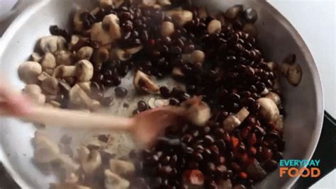 Most people simply get inspired by gif recipes. Everyday Food With Sarah Carey: Mushroom And Black Bean ...