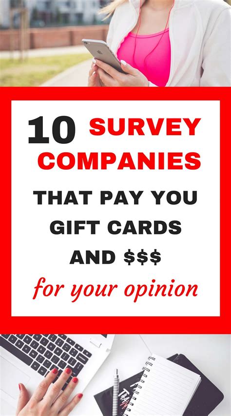 Gift cards such as amazon, best buy, ebay, walmart and itunes etc. surveys-paying-gift-cards - Millennial Boss