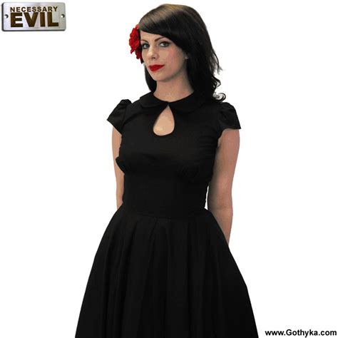 Parcourez notre sélection de robe gothique : robe gothique necessary evil retro XXL