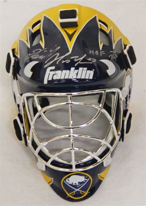 Great for any detroit red wings collector. Dominik Hasek Signed Helmets & Masks, Autographed NHL