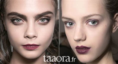 Toujours dans son sac, en un seul geste, un peu de rouje et voilà ! Rouge à lèvres prune, tendance maquillage de cet automne ...