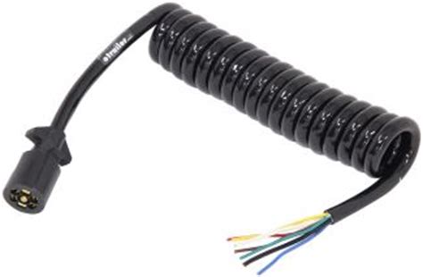 Suite # j new brighton, pa 15066 p: Bargman 7-Way, RV-Style Connector w/ 8' Long Coiled Cable ...