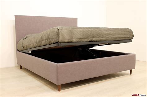 Letto contenitore helene, con testata imbottita. Letti Contenitore: prezzo, misure e dove acquistarli online