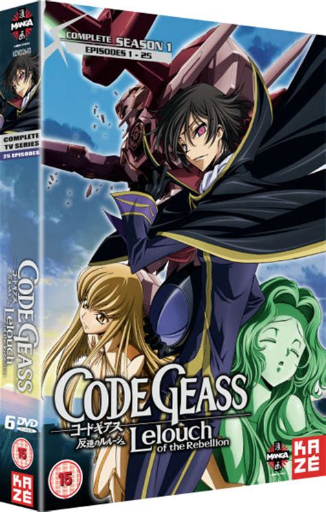 Code geass hangyaku no lelouch. Code Geass: Lelouch of the Rebellion - Season 1 DVD ...