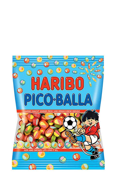 This gum product has a really interesting texture and the flavors are strange, but some really seem to enjoy this product.please rate this product. Haribo Pico Balla 18x 175g | günstig online bestellen