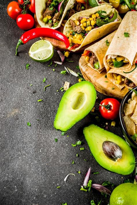 Cinco de mayo is the perfect occasion to expand out of your taco truck state of mind and try something other than a cheese quesadilla. Mexican Food Concept. Cinco De Mayo Food Stock Image ...