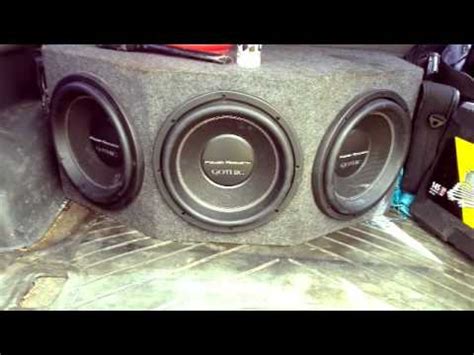 We did not find results for: isuzu rodeo with 3 power acoustik gothic series 12 on 1500 watts - YouTube