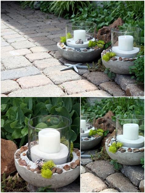 Sichtschutz für den garten selber bauen. Gartendeko aus Beton selber machen - 25 schöne Ideen ...