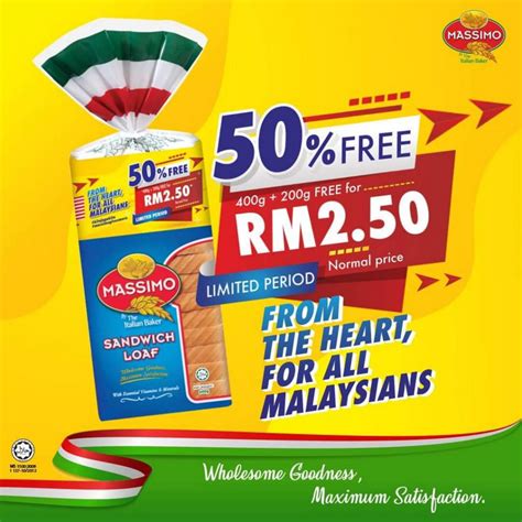 Here are the best toaster brands in malaysia. 17 Aug 2020 Onward: Massimo Bread Extra 50% Free Promo ...