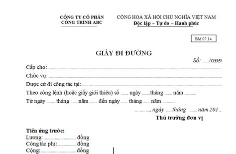 Người dân có nhu cầu cần giấy đi đường hiện rất nhiều. Mẫu giấy đi đường