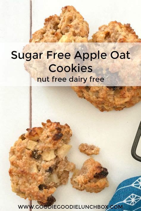 Preheat the oven to 350 degrees f (177 degrees c). Sugar Free Apple Oatmeal Cookie Recipe / Apple Cinnamon ...