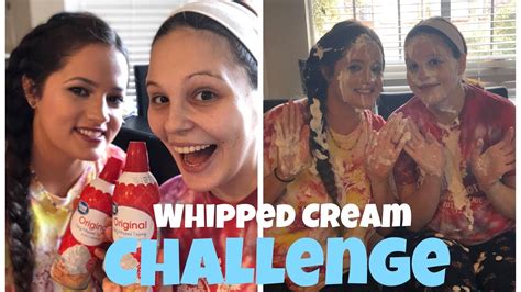 Up against the wall, on the coffee table, on the kitchen counter, in the shower, etc. WHIPPED CREAM CHALLENGE - YouTube