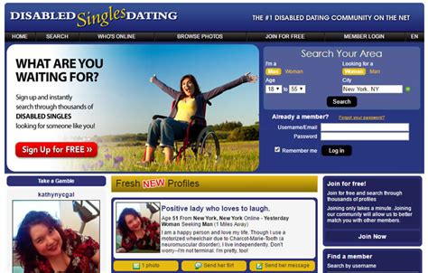 Many internet handicapped dating are absolutely free to use, and they are paid out by the commercials that you see on the netsite. Disabled Singles Dating Review | Disabled Dating Expert