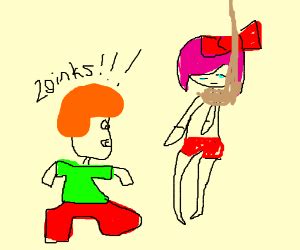 Want to discover art related to ddlc_sayori? Someone left sayori hanging (ddlc) - Drawception