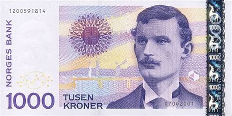 $1000 bill is one of the most interesting notes ever minted. Norwegische Banknoten - Norwegenstube