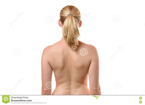 You don't have to reshape the image manually to fit the shape. Rear View Of The Back Of A Shapely Young Woman Stock Image ...