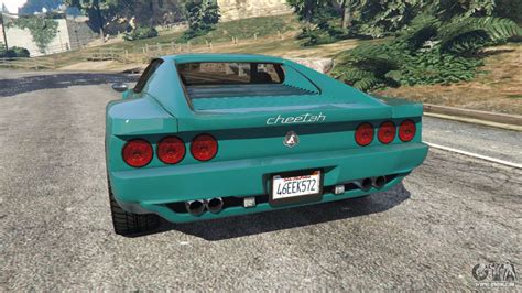 When the rear spoiler is removed, it's clear that the back of the grotti turismo classic is based on the testarossa's rear. Grotti Cheetah Classic pour GTA 5