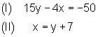 Dabei erklären wir euch, was man unter einer linearen gleichung mit 2 variablen überhaupt versteht und wie man diese löst. Vermischte Aufgaben zu Gleichungssysteme mit zwei ...