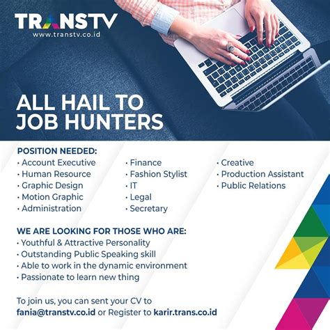 Duta visual nusantara tivi tujuh under transmedia which is one of the biggest media company based in jakarta 251. Lowongan Kerja Lowongan Kerja Trans TV Besar-besaran Tahun ...