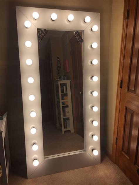 Bathroom view en espaol wardrobe. Full Length Vanity/ Selfie Mirror with Lights - IKEA ...