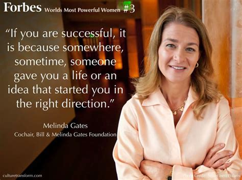 bill gates wanted me to stay working at microsoft, but i didn't think he could be ceo and we could have the family life that we both had growing up, which is what. Forbes Worlds Most Powerful Women #3 Melinda Gates (With ...