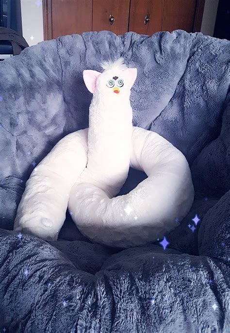 A long Furby. in 2020 | Furby, Cursed images, Memes