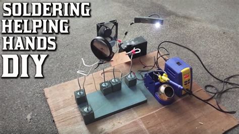 Sign in to leave a comment. Soldering Helping Hands DIY - YouTube