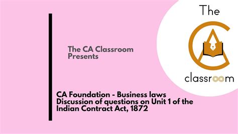 A contract of sale of goods is a contract whereby the seller transfers or agrees to transfer the. Law class1 - Discussion of Questions for Unit 1 of Indian ...