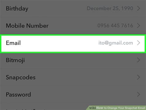 And don't forget that if someone has you in their phone contacts, they might see the named saved their instead. How to Change Your Snapchat Email: 10 Steps (with Pictures)