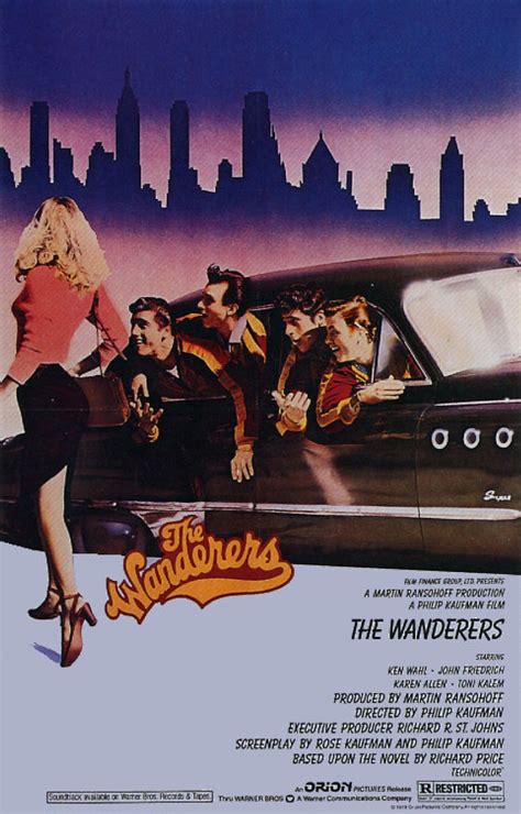 With ken wahl, john friedrich, karen allen, toni kalem. The Wanderers (1979) in 2020 | Movie posters, Movies, Film