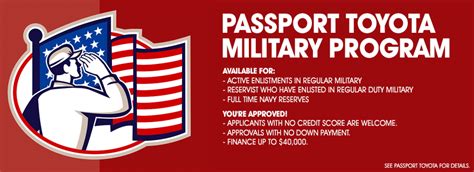 Maybe you would like to learn more about one of these? Save with Passport Toyota's Military Program - Passport ...