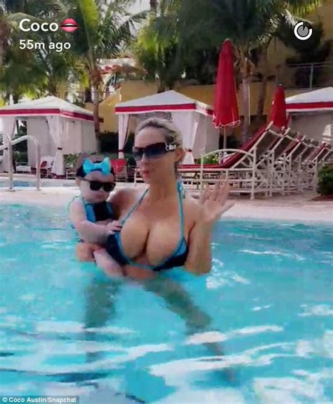 Shop authentic chanel totes at up to 90% off. Coco Austin and baby Chanel wear matching bikinis in Miami ...