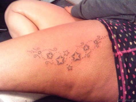 Thigh tattoos are quite a popular trend. 11 Small Stars Tattoos On Thigh