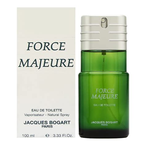 Borrowed from french force majeure, first known use in english in 1883, (first documented in french in 1690 in the sense exceptional, exceptionally strong force; Jacques Bogart - Force Majeure