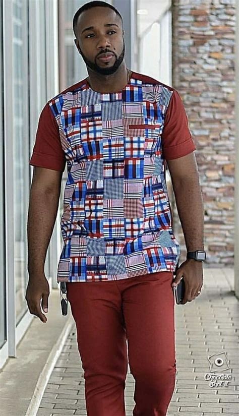 Photos chemise homme en pagne 2020 : African men ankara styles | Tenue africaine pour homme ...