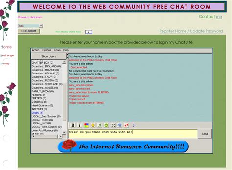 Public chat room is the lobby and it. Peoples Community Chat Site with Featured and User Rooms ...